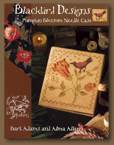 Pumpkin Blossom Needlecase by Blackbird Designs.