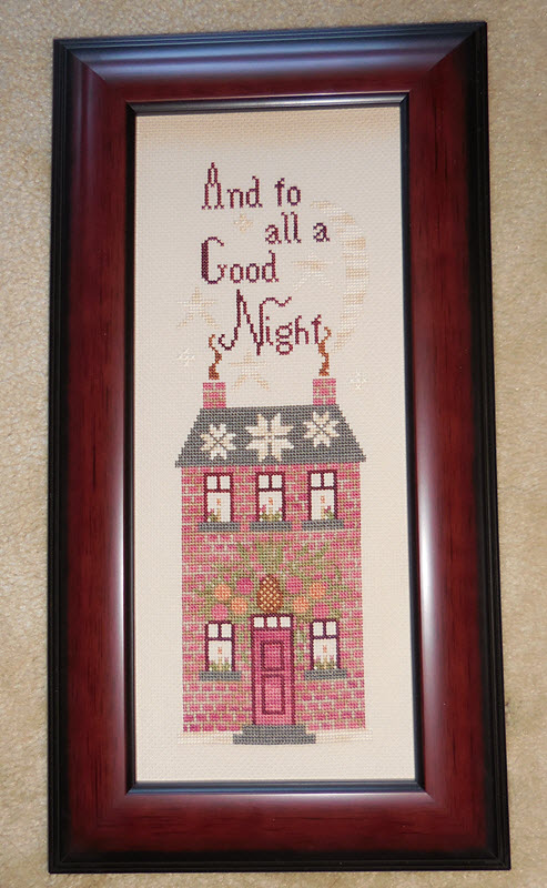 And To All A Goodnight stitched by Pat Geary.