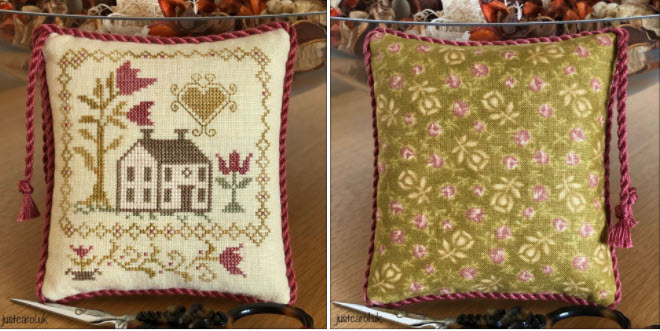 Country Garden stitched and finished by Carol Draper.