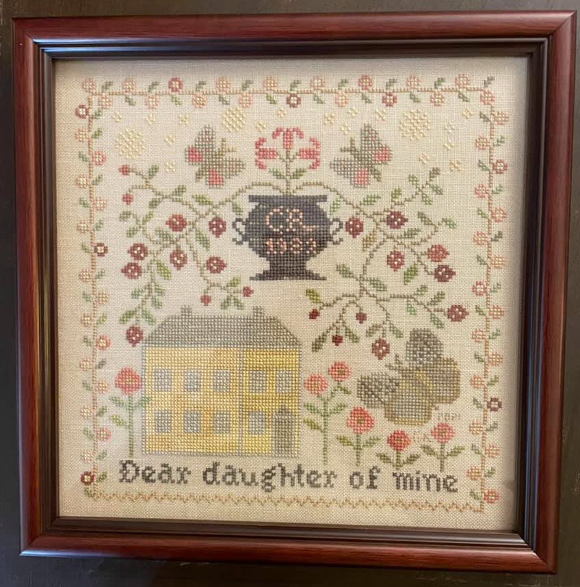 Dear Daughter stitched by Geana Stevens Rust.