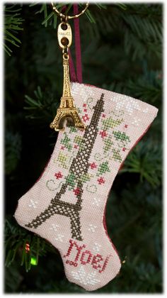 Souvenir of Paris stocking.