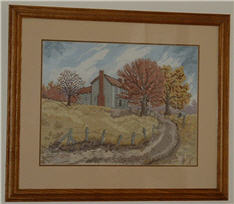 Autumn at Sinking Creek Counted Cross Stitch.