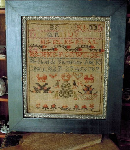 H Shields 1823 sampler.