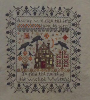 Away We Ride stitched by Wendy McArthur.