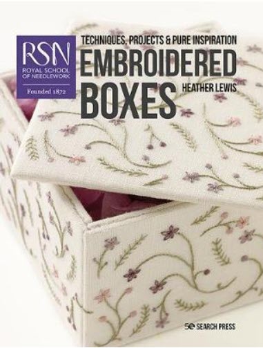 Embrodiered Boxes Book Cover.