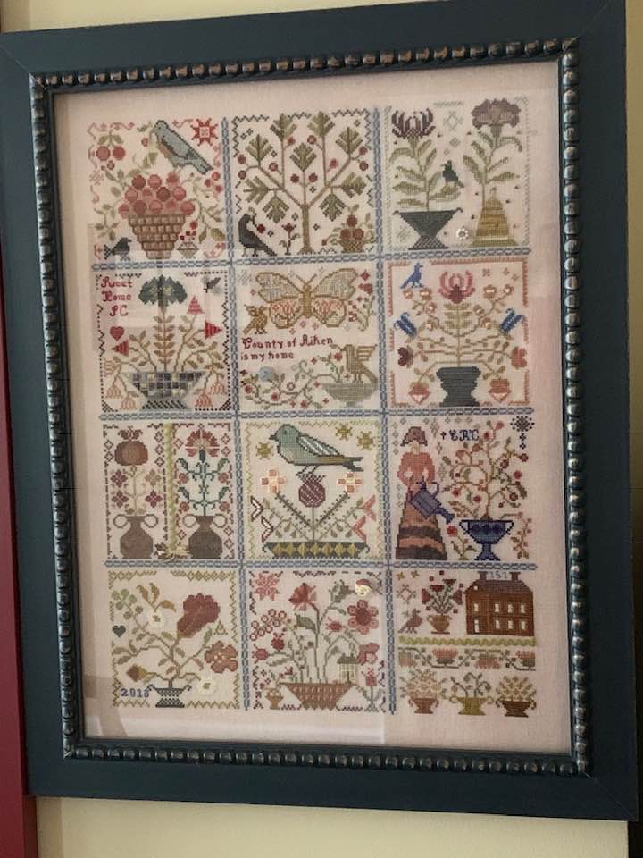 Garden Club Series stitched as one piece.