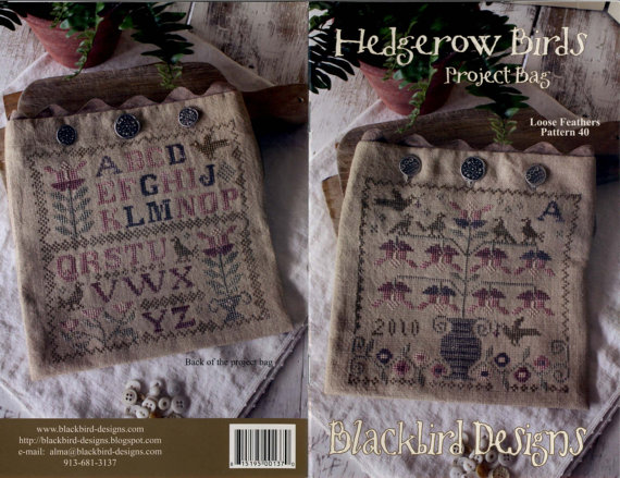 Hedgerow Birds Project Bag.