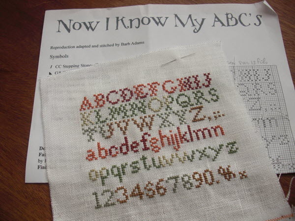 Now I know my ABC's in fall colors.
