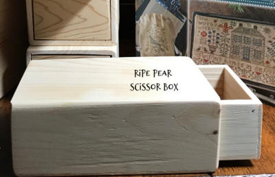 Ripe Pear Unfinished Match Box.
