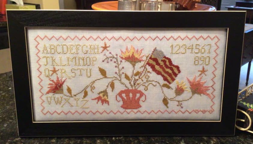 Summer Jubilee stitched by Pat Simon.