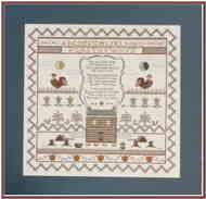 Photograph of Log Cabin Sampler.