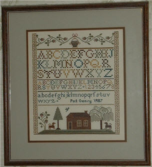 Sarah Johnson Reproduction Sampler.