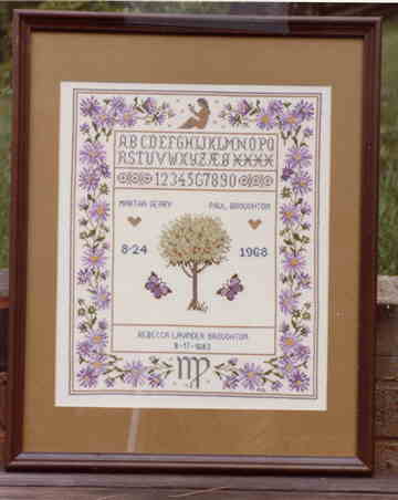 Picture of Zodiac Wedding Sampler.