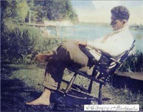 Jim Geary as a young man at Buckeye Lake.
