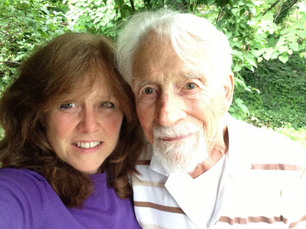 Jim Geary with his youngest daughter, Leslie.