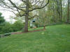 View of the garden project before the planting.